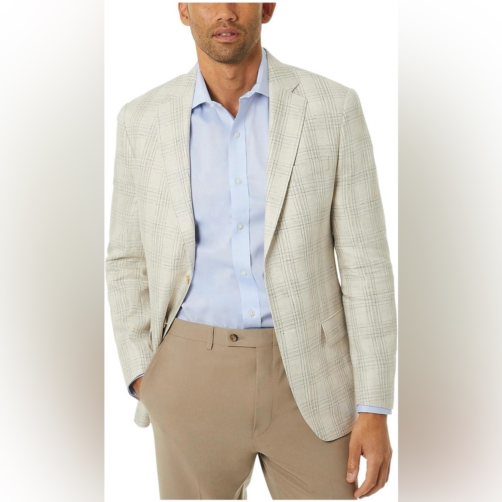 NWT Ralph Lauren Men's Classic-Fit Ultraflex Stretch
Linen Blazer Lassiter 40R - Picture 2 of 16